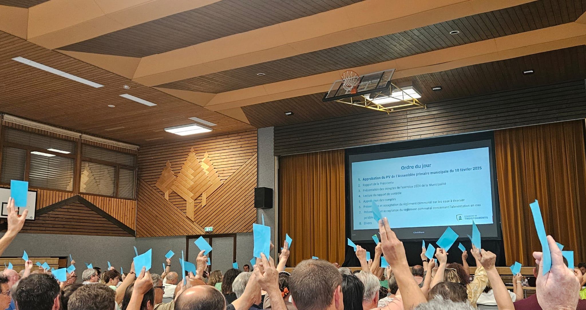 Troistorrents: l'Assemblée primaire dit oui au niveau règlement communal sur l'eau potable